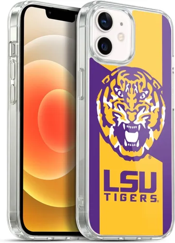 Vista 265 de Head Case Designs Funda de gel suave con licencia oficial de la Universidad Estatal de Louisiana LSU Camou compatible con Apple iPhone 7 Plus/iPhone