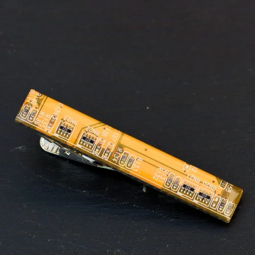 Vista 32 de Clip de corbata para placa de circuito, regalo único para geek de la computadora