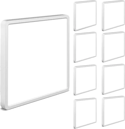 Vista 14 de 2Pack Lámpara de techo empotrada de 12 pulgadas 28W LED, lámpara de techo cuadrada de 3200LM 6000K blanca delgada de panel plano, lámpara de techo