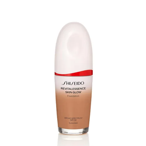 Vista 30 de Shiseido RevitalEssence Skin Glow Foundation SPF 30 - Buildable, Medium Coverage - 24-HR Hydration & 12-HR Wear - Transfer, Crease & Fade Resistant