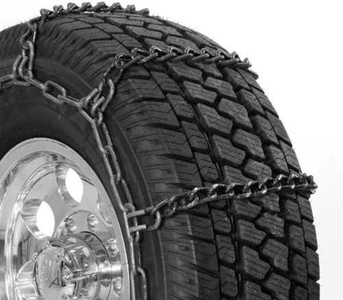 Vista 2 de SCC QG3210 Quik Grip - Cadena de tracción para neumáticos de camión ligero, base ancha DH, juego de 2