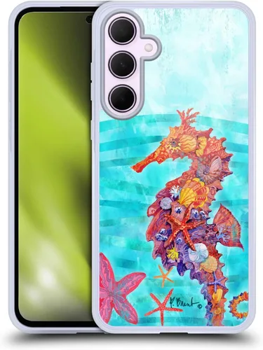 Vista 19 de Head Case Designs Funda de gel suave con licencia oficial de Paul Brent Agate Mermaid Coastal compatible con Samsung Galaxy A35 5G
