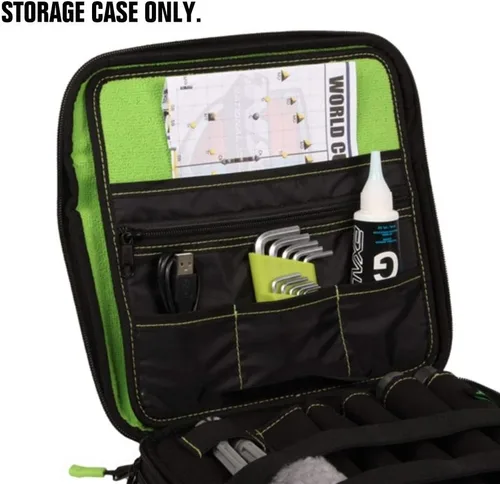 Vista 4 de Exalt Paintball Carbon Series - Estuche para pistolas, color negro y lima