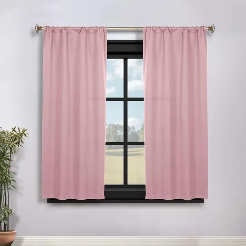 Vista 163 de Superior Cortinas Opacas, Oscurecimiento de Habitación, Dormitorio, Cortinas, Cocina, Acentos de Ventana de Sala de Estar, Bloqueo Solar, Térmico