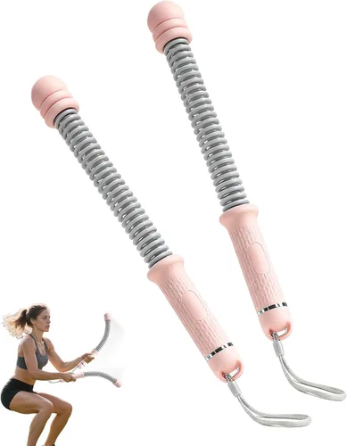Vista 8 de Cuerdas de batalla sin cuerda, equipo de entrenamiento portátil ajustable de bajo impacto para gimnasio en casa, equipo de fitness para HIIT