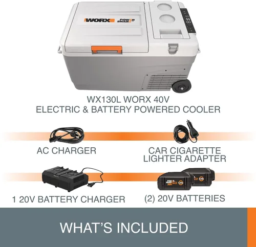 Vista 5 de Worx Enfriador eléctrico y alimentado por batería con Power Share