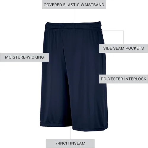 Vista 2 de Russell Athletic Pantalones cortos Dri-Power Performance con bolsillos