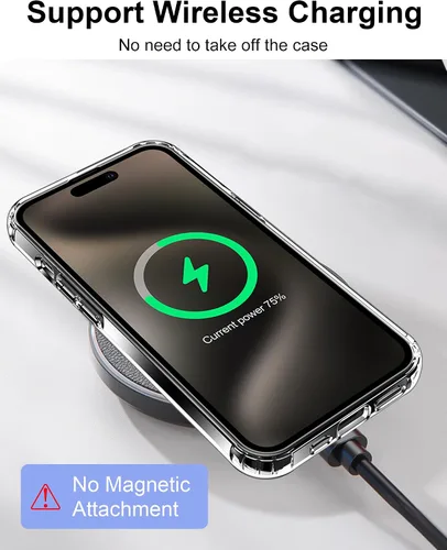 Vista 30 de HOOMIL Funda para iPhone 7 Plus/iPhone 8 Plus de 5.5 Pulgadas, sin amarillamiento, protección contra caídas, cubierta trasera dura transparente