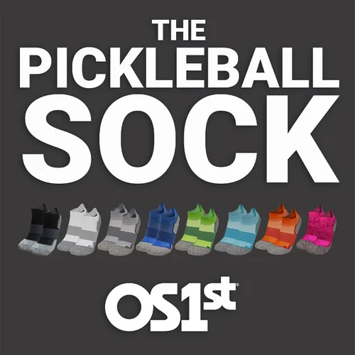 Vista 5 de The Pickelball Sock de OS1st Protección de ampollas de 360 grados cómodo ligero y absorbe la humedad