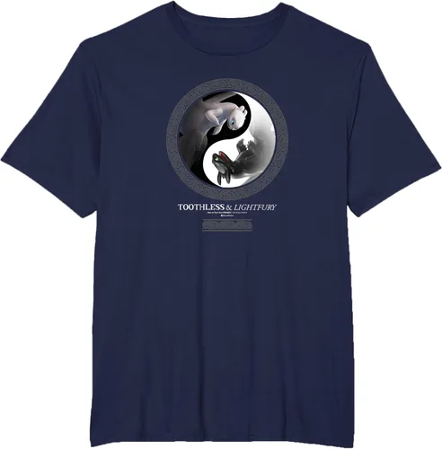 Vista 14 de Cómo entrenar a tu dragón 3 Yin Yang Dragon Camiseta