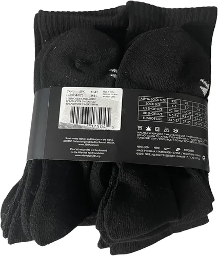 Vista 2 de Nike Dri Fit Kids Crew Socks 6 Pack