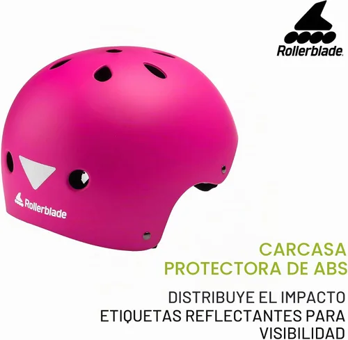 Vista 7 de Rollerblade Casco RB JR para niños, color rosa