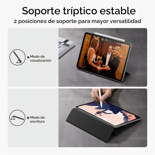 Vista 6 de ESR Funda para iPad Pro de 11 pulgadas, iPad Pro 11 Funda Folio (2022/2021/2020, 4ª/3ª/2ª generación), conexión magnética conveniente, soporte de 2