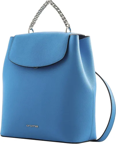 Vista 2 de Cromia Perla (1404479) Mochila de piel auténtica italiana, Azul