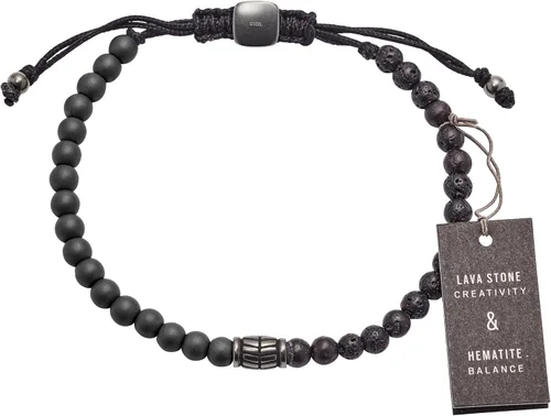 Vista 2 de Fossil para Hombre Wellness pulsera de abalorio