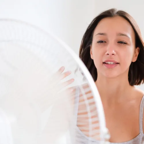Vista 4 de Cuchillas de ventilador de repuesto universales para ventiladores de piso, compatible con tuerca para una fácil instalación