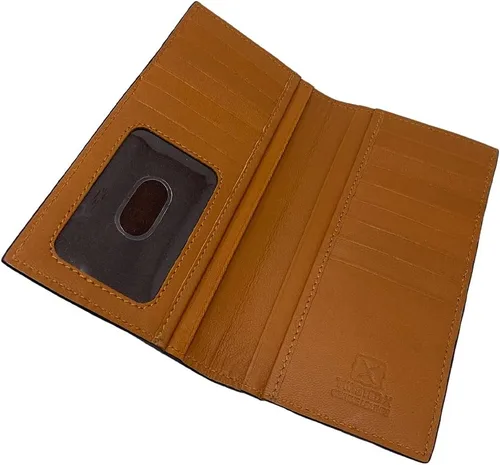 Vista 4 de Twisted X Cartera de piel envejecida con crema X (Rodeo), Crema, Billetera triple