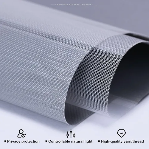 Vista 22 de Persianas motorizadas de cebra para ventanas, persianas inteligentes con control remoto, filtrado de luz, compatibles con Alexa Google Home