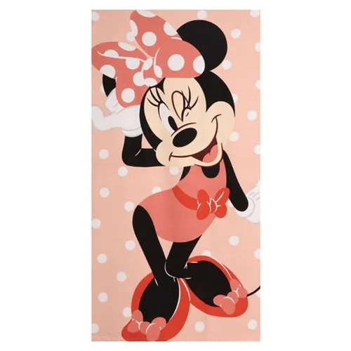 Vista 2 de Toalla de Playa Minnie Mouse 70 x 140 cm Coral