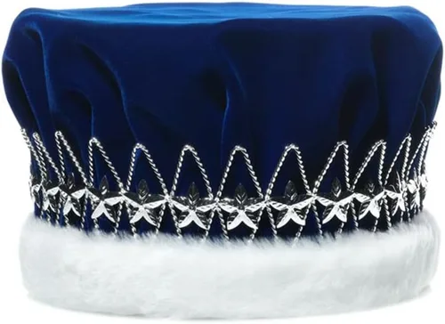 Vista 13 de Anderson's Majestic - Coronas de terciopelo King con banda de estrella, 6 pulgadas, corona para hombre, baile de graduación, regreso a casa, realeza