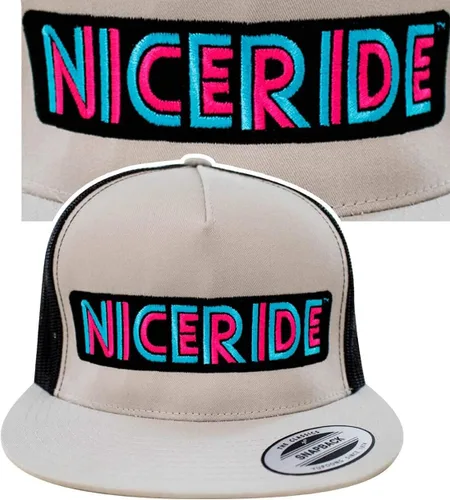 Vista 2 de Disco Trucker - Gorra de béisbol clásica Snapback Trucker, GrisNegro