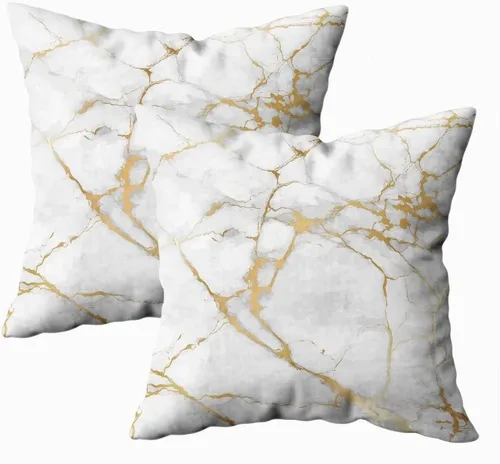 Vista 20 de Fundas de almohada decorativas de 16 x 16 pulgadas, patrón blanco y negro de tablero de ajedrez para sofá, fundas de cojín de granja para decoración