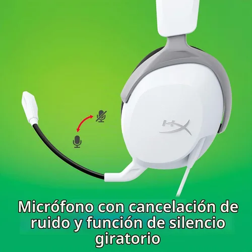 Vista 7 de HyperX CloudX Stinger 2 Core - Auriculares para juegos de Xbox, ligeros, con micrófono, función de girar para silenciar, controladores de 40 mm