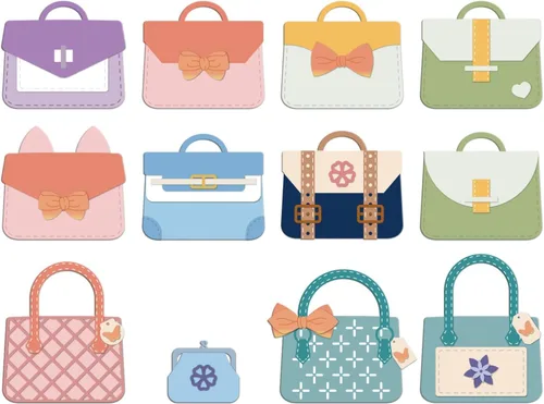 Vista 13 de INFUNLY 11 piezas de troqueles de plumas de metal, troqueles para hacer tarjetas, plantillas de plumas en capas, troqueles para relieve para álbum