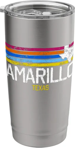 Vista 8 de Amarillo Texas Stainless Steel Insulated Tumbler