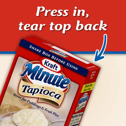 Vista 6 de Kraft Minute Tapioca (caja de 8 onzas)