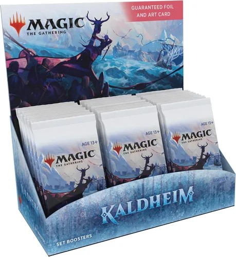 Vista 3 de Magic The Gathering Kaldheim Set Caja de refuerzo 30 paquetes (360 tarjetas mágicas)