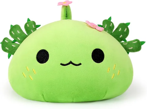 Vista 2 de Onsoyours Lindo Peluche de Axolotl, Suave Almohada de Peluche de Salamandra Animal de Peluche, Juguete de Peluche Kawaii para Niños