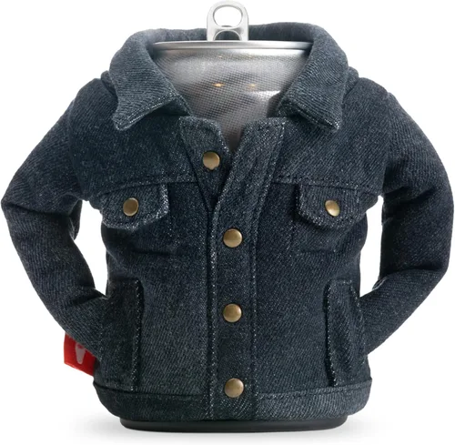 Vista 11 de Puffin The Denim Shirt - Enfriador de latas aislado, 12 y 16 onzas