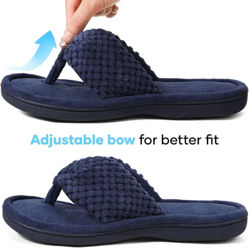 Vista 5 de ULTRAIDEAS Pantuflas de casa con espuma viscoelástica para mujer