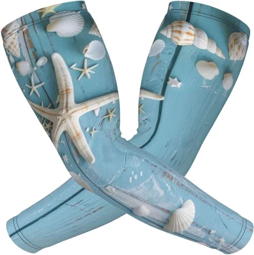 Vista 34 de Acuarela Limón Enfriamiento Brazo Mangas Cubierta UV Protección Solar para Mujeres Golf Brazo Mangas 1 Par