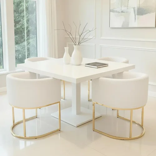 Vista 53 de HNY Silla de comedor moderna de mediados de siglo tapizada en forma de barril, negra, con brazos, silla de cocina y comedor de cuero, silla auxiliar