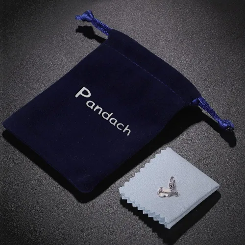 Vista 3 de Pandach Dijes de plata de ley 925 para pulseras y collares, colgantes de mariposa y auriculares, dijes de trébol, joyería de regalo para mujeres