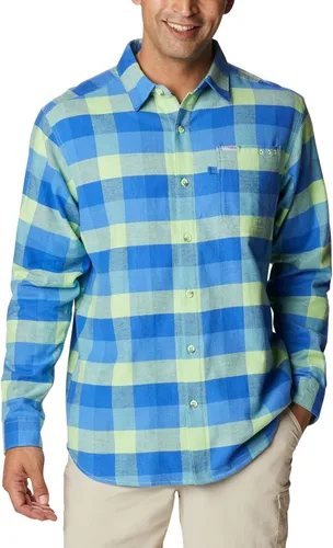 Vista 17 de Columbia Slack Tide Flannel Ls para hombre Cuadros Multi Guacamayo Azul