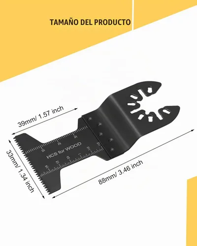 Vista 3 de 50 piezas de hojas de sierra oscilantes, actualización eficiente de 2023 de hojas de herramienta oscilante, larga vida útil, kits de hojas