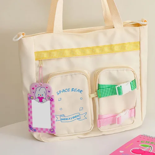 Vista 2 de Paquete de 4 soportes para tarjetas fotográficas de conejo Kpop Y2K, funda para fotos de dibujos animados, tarjeta de crédito, funda protectora