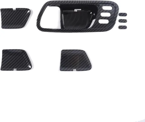 Vista 7 de Cubierta interior de la manija de la puerta para Honda Pilot 2016-2022, 4 piezas de material ABS de material ABS accesorios protectores de marco