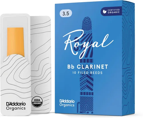 Vista 8 de Rico Royal cañas para clarinete Bb, 1.5 Royal Bb clarinet reeds feature a strong spine, filed cut and consistent response for any style.