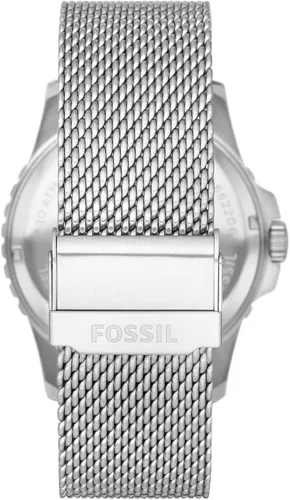 Vista 3 de Fossil Reloj casual de cuarzo azul para hombre inspirado en buceo