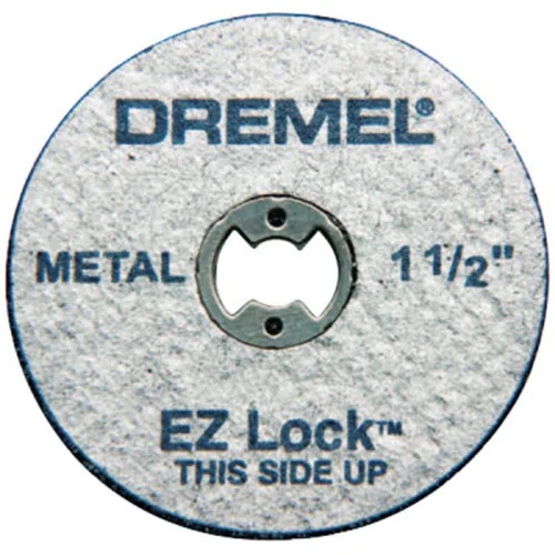 Vista 9 de Dremel EZ456, rueda de 1 1/2 pulgadas (38,1 mm) de diámetro, ruedas de corte EZ-Lock™ reforzadas con fibra de vidrio, disco de corte