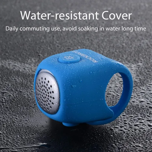 Vista 5 de ROCKBROS Electra - Campana de bicicleta eléctrica para bicicleta, cuernos de bicicleta, campanas de bicicleta resistentes al agua Loud Alert, 3
