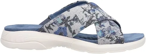 Vista 3 de Easy Spirit Womens Taite Graphic Slide Athletic Sandals Casual - Blue