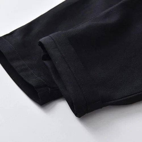 Vista 5 de IBTOM CASTLE Camisa con pajarita para bebés y niños, pantalones con tirantes, trajes de caballero para boda, bautismo, cumpleaños, esmoquin formal