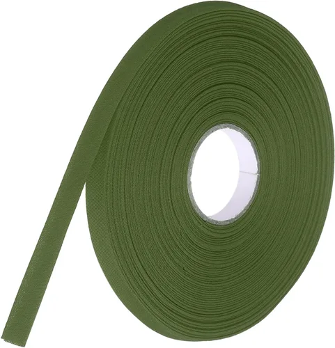 Vista 201 de MECCANIXITY Cinta al bies de doble pliegue de 1 pulgada, cinta al bies de poliéster continua a granel para coser, costura, acolchado, dobladillo