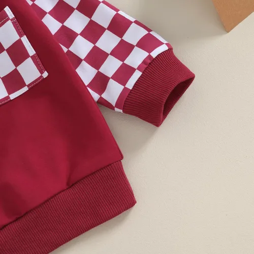 Vista 4 de BeQeuewll Ropa para bebé niña, trajes de otoño e invierno, sudadera de manga larga, sudadera y pantalones para niños pequeños