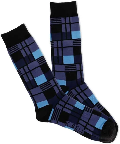 Vista 96 de K. Bell, calcetines retro varsity de lechuga para mujer Adultish (negro)